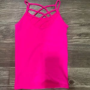 Hot pink tank